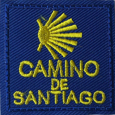 Pequeno patch bordado Star Camino de Santiago