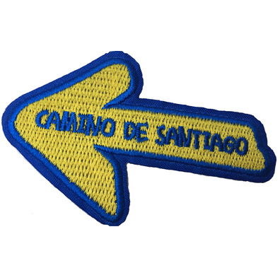 Patch bordado de setas do Camino Santiago