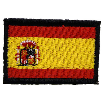 Bandeira de patch bordado da Espanha