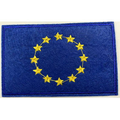 Patch bordado de tecido de bandeira da União Europeia