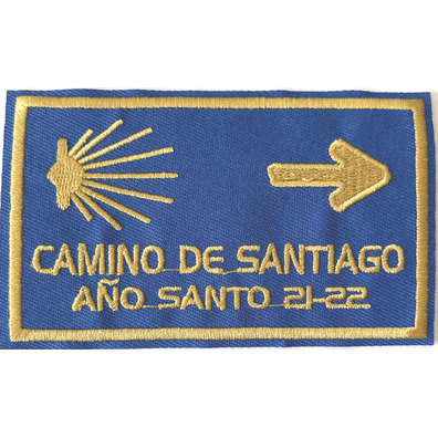 Patch bordado Camino Santiago Ano Santo 21-22