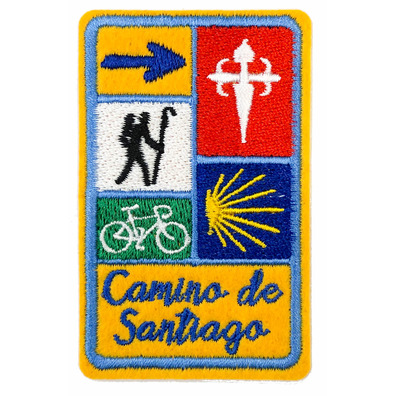 Patch de Símbolos do Caminho de Santiago Multicolor