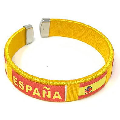 Pulseira rígida Espanha com bandeira