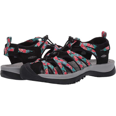 Sandalia Keen Whisper W Negro / Azul / Coral