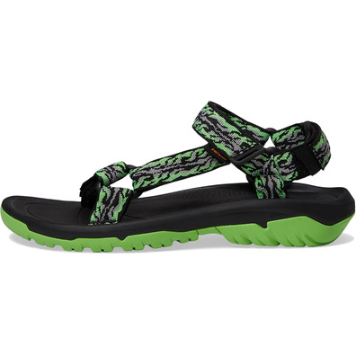 Sandália Teva Hurricane XLT2 Revive Preto/Verde