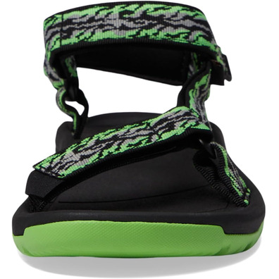 Sandália Teva Hurricane XLT2 Revive Preto/Verde