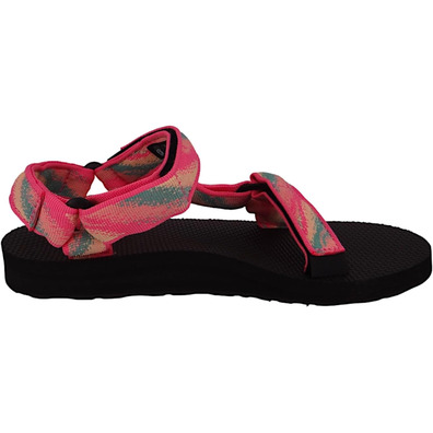 Sandália Teva Original Universal W Rosa/Verde/Bege