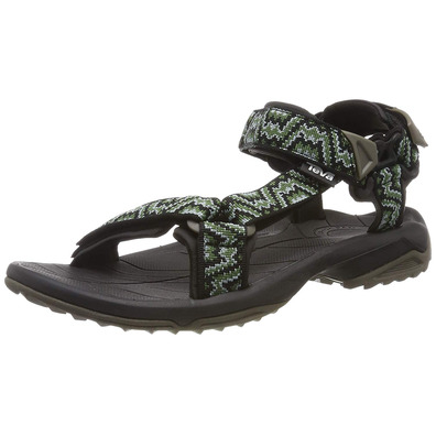 Sandalia Teva Terra Fi Lite Negro / Verde