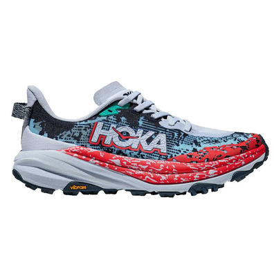 Sapato Hoka Speedgoat 6 cinza/vermelho/marinho