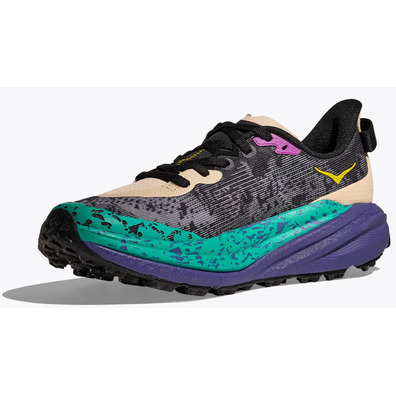 Sapato Hoka Speedgoat 6 cinza/verde/roxo