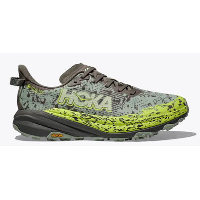 Sapato Hoka Speedgoat 6 GTX cinza/verde