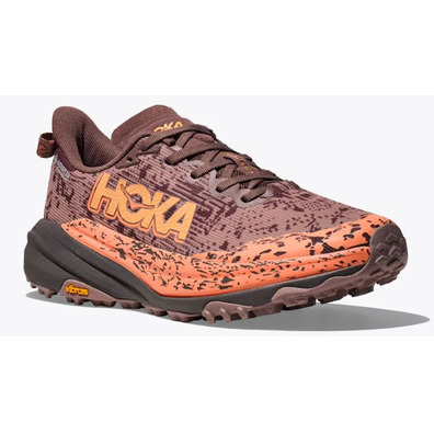 Sapato Hoka Speedgoat 6 GTX W Marrom/Coral