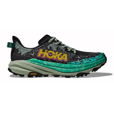 Sapato Hoka Speedgoat 6 W cinza/verde/amarelo