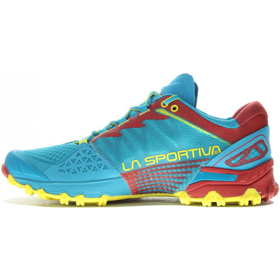 Sapatos La Sportiva Bushido Azul / Vermelho / Amarelo