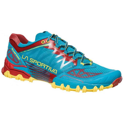 Sapatos La Sportiva Bushido Azul / Vermelho / Amarelo