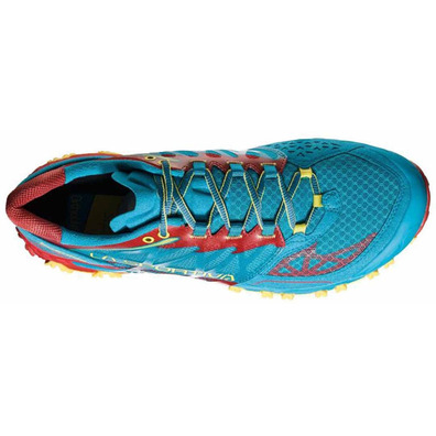 Sapatos La Sportiva Bushido Azul / Vermelho / Amarelo