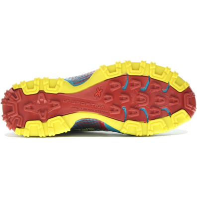 Sapatos La Sportiva Bushido Azul / Vermelho / Amarelo