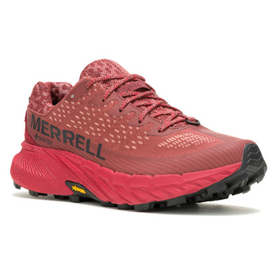 Sapato vermelho Merrell Agility Peak 5 GTX