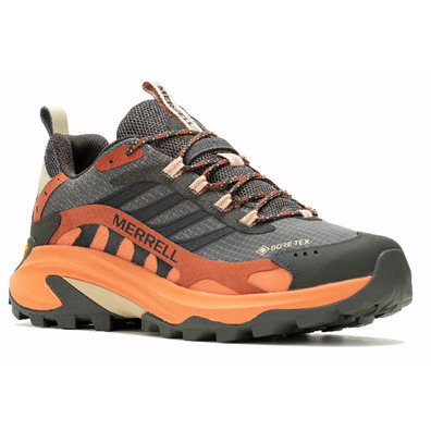 Tênis Merrell Moab Speed 2 GTX cinza/laranja