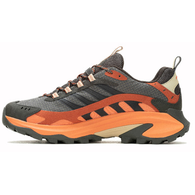 Tênis Merrell Moab Speed 2 GTX cinza/laranja