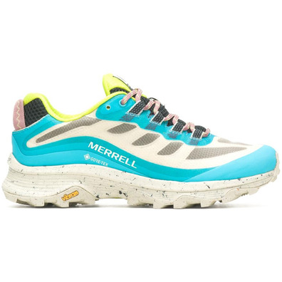 Tênis Merrell Moab Speed GTX W Bege/Azul