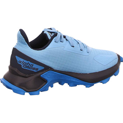 Sapato Salomon Alphacross Blast CSWP Azul celeste