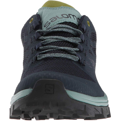 Salomon Outline Wide GTX W Navy / Green Shoe