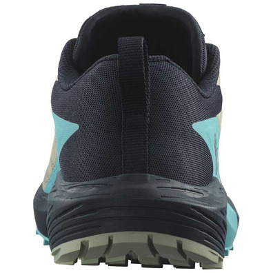 Sapato Salomon Sense Ride 5 Azul/Bege