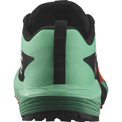 Sapato Salomon Sense Ride 5 preto/verde/vermelho