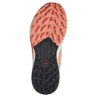 Tênis de corrida Salomon Sense Ride W bege/coral