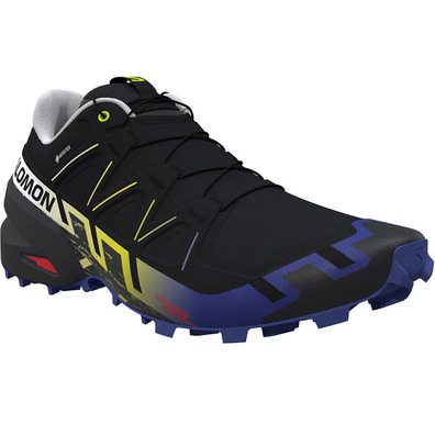 Sapato Salomon Speedcross 6 GTX Azul/Preto/Limão