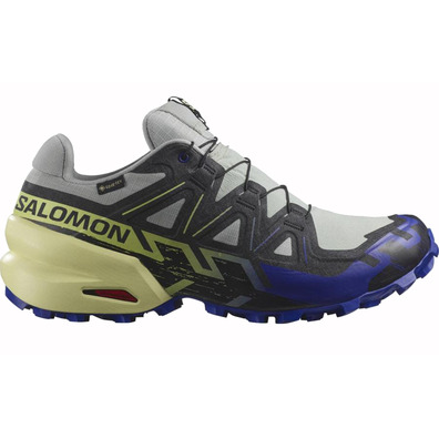 Sapato Salomon Speedcross 6 GTX cinza/preto/azul/verde