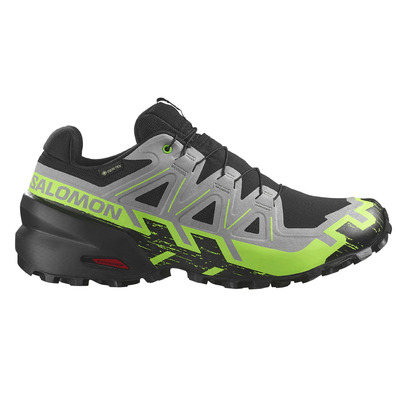 Tênis de corrida Salomon Speedcross 6 GTX cinza/preto/verde