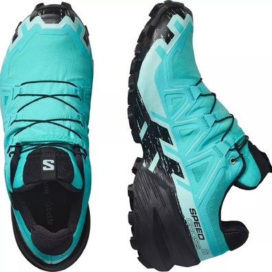 Tênis de corrida Salomon Speedcross 6 GTX W Turquesa Trail