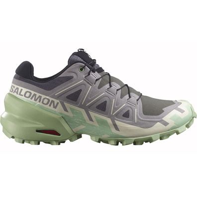 Sapato Salomon Speedcross 6 W cinza/verde