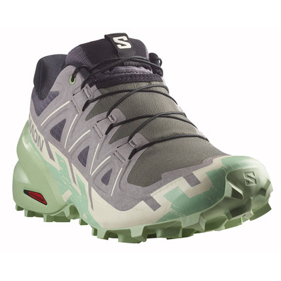 Sapato Salomon Speedcross 6 W cinza/verde