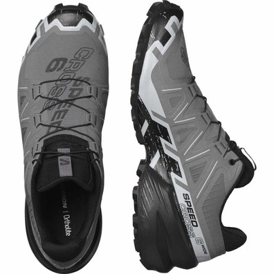 Tênis de corrida Salomon Speedcross 6 Wide cinza