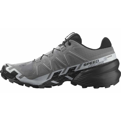 Tênis de corrida Salomon Speedcross 6 Wide cinza