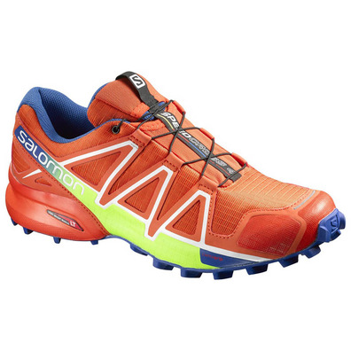 Sapato Salomon Speedcross 4 Vermelho / Azul / Amarelo