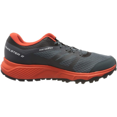 Sapato Salomon Trailster 2 cinza / vermelho