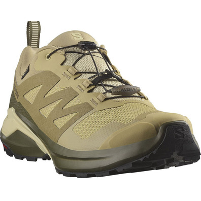 Sapato Salomon X-Adventure GTX dourado