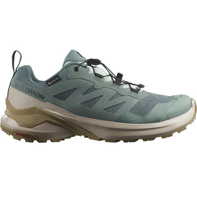 Sapato Salomon X-Adventure GTX W Aquamarine/Bege