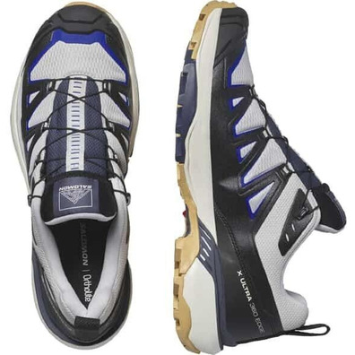 Sapato Salomon X Ultra 360 Edge GTX preto/branco/azul