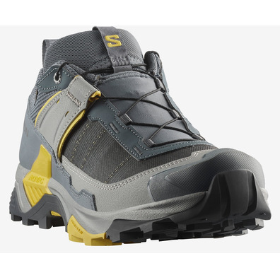 Tênis de corrida Salomon X Ultra 5 GTX cinza/mostarda