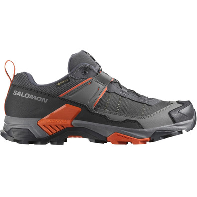 Tênis de corrida Salomon X Ultra 5 preto/cinza/laranja