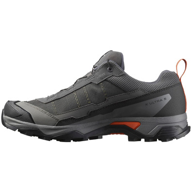 Tênis de corrida Salomon X Ultra 5 preto/cinza/laranja