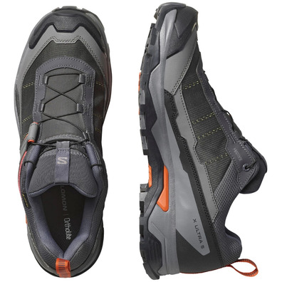 Tênis de corrida Salomon X Ultra 5 preto/cinza/laranja