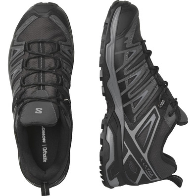 Sapato Salomon X Ultra Pioneer GTX cinza/preto