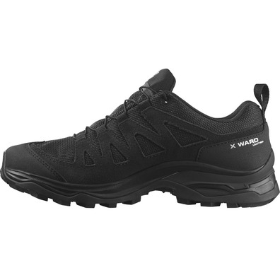 Salomon X Ward couro GTX W sapato preto