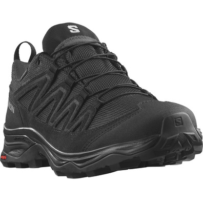 Salomon X Ward couro GTX W sapato preto